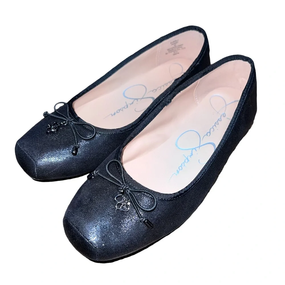 Jessica Simpson Everly Black Ballet Flat